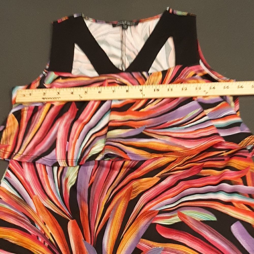 Slinky Brand Size Small Colorful Tank Dress - Picture 9 of 10